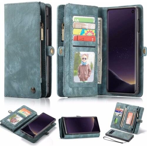 Caseme Luxury Flip Leather Case For Samsung Galaxy S10 Plus Card Slot Wallet Cover Magnet Phone Case For S10 S10 Lite S10e