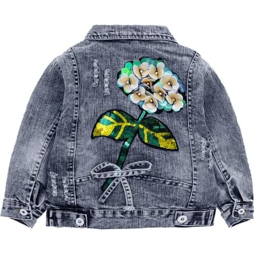 Childhood Lovely Denim Jackets For Girls