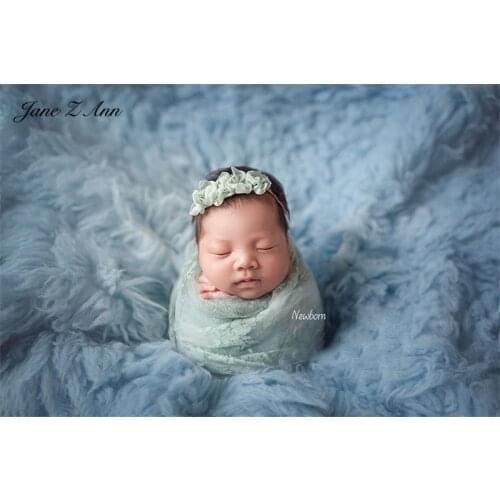Jane Z Ann Stereo Pleated Burning Flowers Handmade Headdress 12 Color Newborn Photography Prop