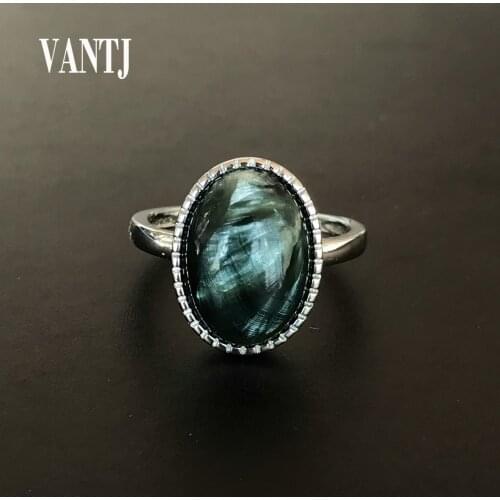 Natural seraphinite 925 silver rings for women charoite gemstone rings fine jewelry Opening ring design gem oval 10*14mm