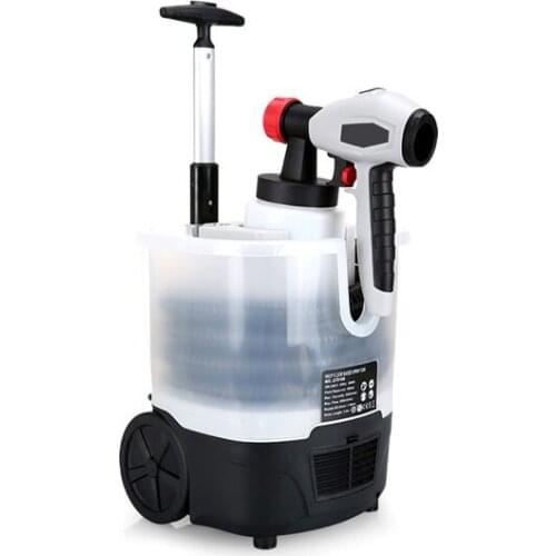 Multifunctional high-pressure movable cart spray gun car beauty large-capacity high-fog spray gun DIY spray painting tool