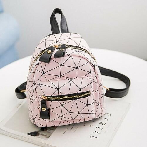 Fashion Women Mini Backpack PU Leather Shoulder School Rucksack Ladies Girls Travel Bag School Bag 2019 New