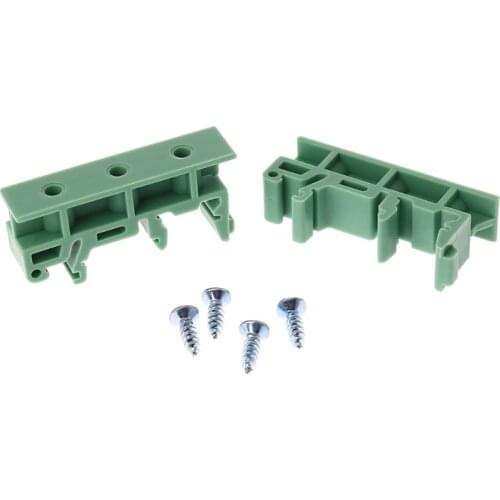 PCB 35mm DIN Rail Mounting Adapter Circuit Board Bracket Holder Carrier Clips F3MB