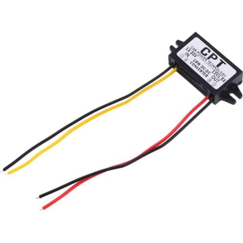 14-50V to 12V DC Converter CPT Male Car Power Step Down Regulator With 30cm Cable 5.5 * 2.5cm