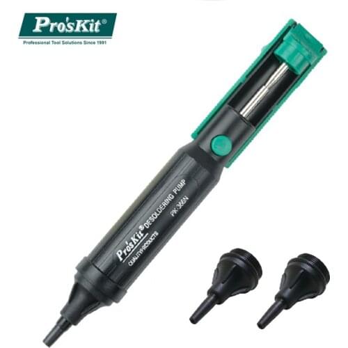 Proskit Proskit 8PK-366N-G Suction Tin Solder Suckers Desoldering Gun Soldering Iron Pen Hand Tools Desoldering Pump
