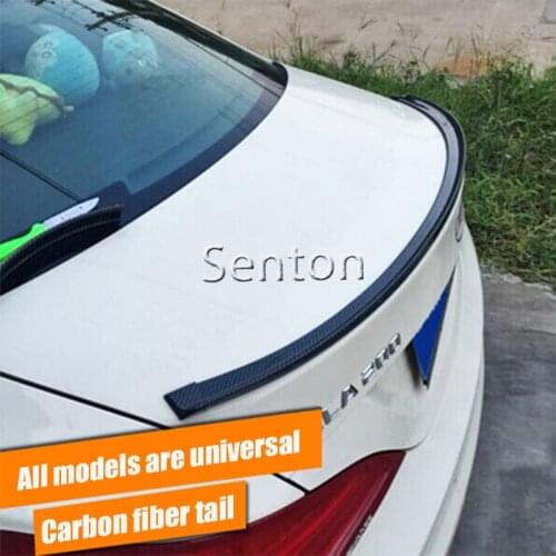 Car-Styling Carbon Fiber Spoilers For Renault Duster Laguna Megane 2 3 Logan Captur Clio For Saab 9-3 9-5 93 For MG 3 ZR