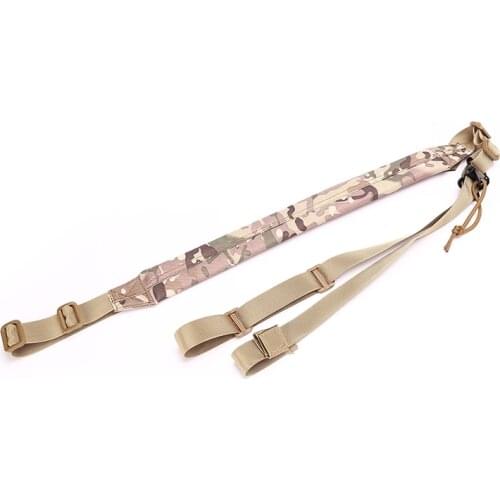 Tactical MK2 Padded Hunting Weapon Sling Strap 2 Point in Multicam Jacquard Multicam Strap