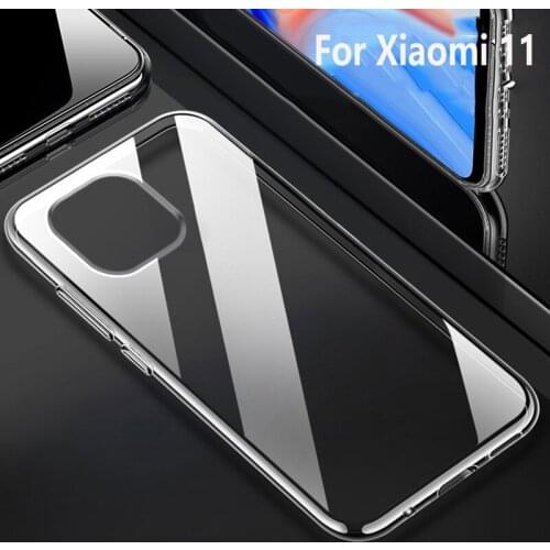 Ultra Thin Clear Transparent Case For Xiaomi Mi 11 Poco M3 X3 NFC F2 Pro Note 10 9 T A3 A2 8 Lite Pro SE Soft TPU Back Covers
