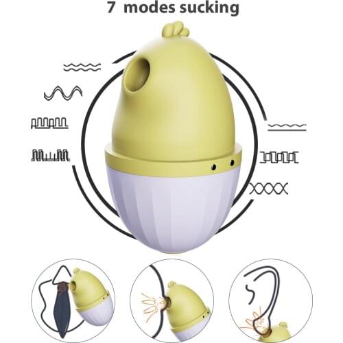 DIBE 7 Mode Oral Sucker Vibrator G-Spot Nipple Clitoris Sucking Vibrating Massage Stimulator Sex erotic Toys for Women Couple