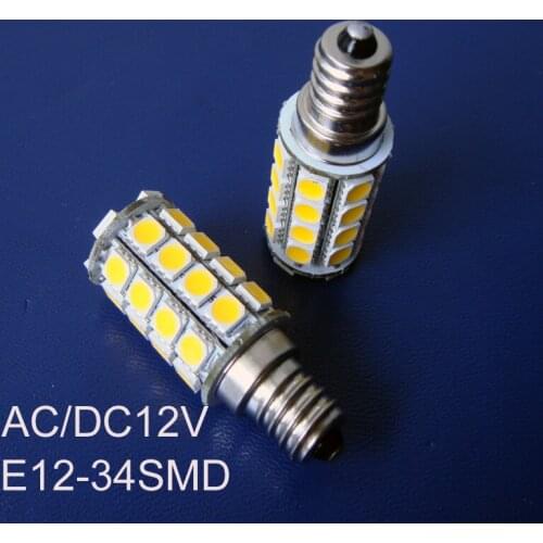 High quality AC/DC12V E12 led lamps,E12 led lights led E12 bulbs 12v free shipping 100pcs/lot