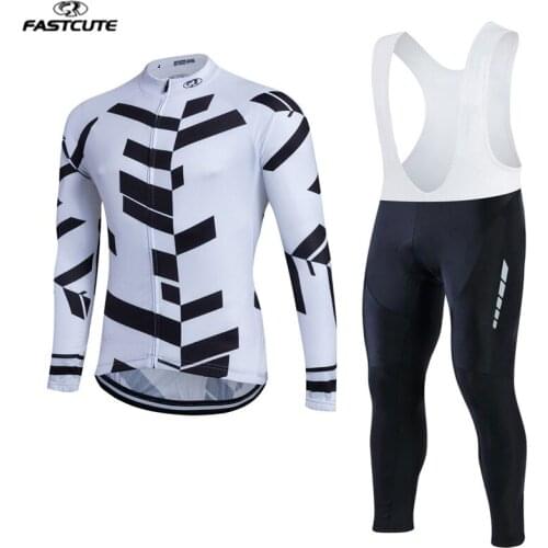 XS-3XL Mens Pro cycling set High Quality long sleeve cycling jersey set Bike Outdoor Sports Wear MTB Ropa Ciclismo LS32