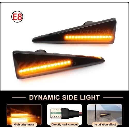 Dynamic Blinkers Flowing Turn Signal Light Side Repeater Lamp For Renault MK4 Vel Satis Wind Avantime Megane 2 Scenic 2 Espace 4