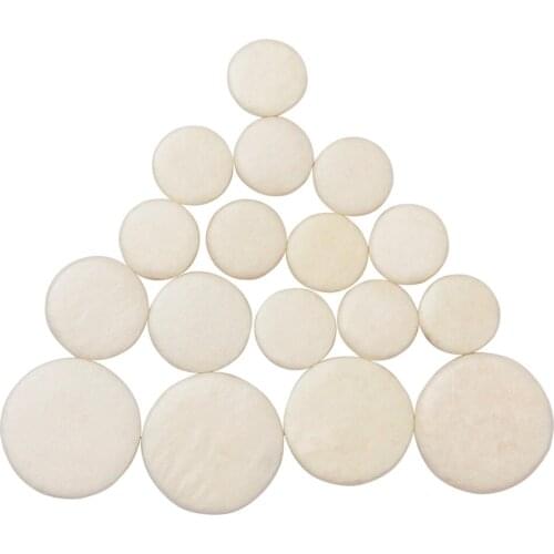 17pcs Clarinet Pads Bb Key for Woodwind Wind Instrument Replacement