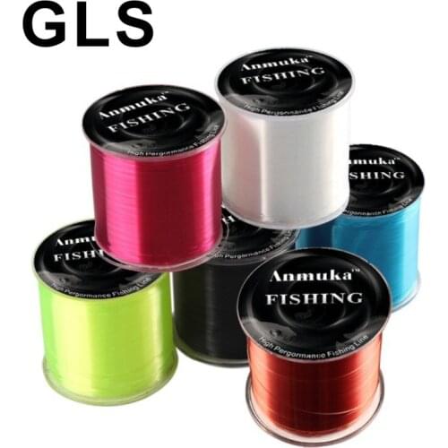 2020 GLS brand 7 colors optional 500 meters imported raw nylon line super strong sea fishing line fishing line