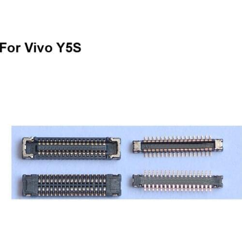 5pcs For Vivo Y5s LCD display screen FPC connector For Vivo Y 5s logic on motherboard mainboard VivoY5s