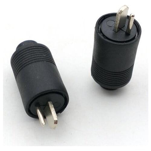50Pcs 2 Pin DIN Male Speaker Plug 2-Pin Plug Hifi Loudspeaker Solder adapter connectors