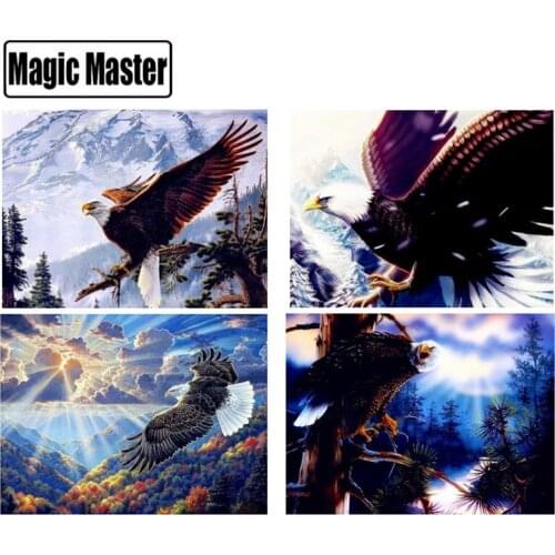 5D DIY Diamond Painting Animals Eagle Cross Stitch Embroidery Home Furnishing decoration Gift
