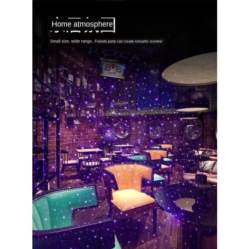 Car LED Starry Light Star Laser Atmosphere Ambient Projector Lights Interior USB Auto Decoration Roof Sky Night Galaxy Lamp