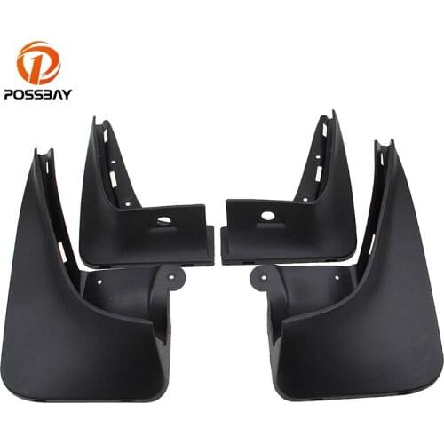 POSSBAY Car Mud Flaps Mudflaps Splash Guards Flap Mudguards Fender Front Rear Mud Guard for 2010-2014 MINI CLUBMAN