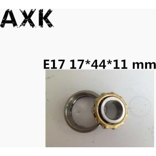 Free shipping 1pcs E17 Magneto Bearing 17*44*11 mm Angular Contact Separate Permanent Motor Ball Bearings EN17 FB17