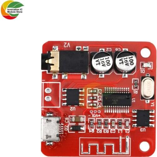 MP3 Player Decoder Bluetooth 4.1/5.0 Stereo Audio Amplifier Receiver Module 3.5mm Audio Jack/USB A/Micro USB/TF Card DC 3.7-5V