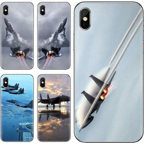 Case Cover Fighter-Plane-C-Poster-F15-Eagle-Jet For Huawei Nova 2 2i 3 3i Y3 Y5 Y6 Y7 Y9 Prime 2015 2016 2017 2018 2019