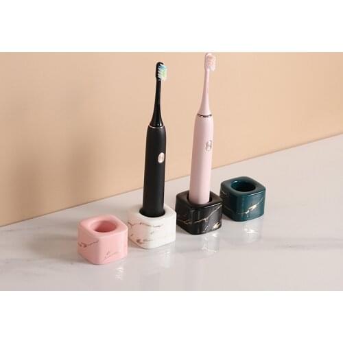Ceramic Macron Electric Toothbrush Gravity Holder Fashion Bathroom Accessories Stand For Electric Toothbrushes Holder Rack