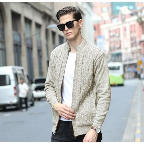 Plus Size 4XL 5XL 6XL 7XL Sweater Men Thicken Warm Wool Cashmere Winter Cardigan Turtleneck Male 2020 Outwear