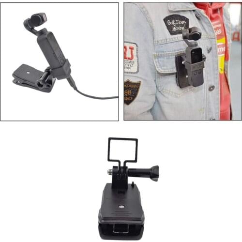For DJI Osmo Pocket Handheld Universal Stabilizer Bracket with Backpack Clamp/Clip For DJI OSMO Pocket adapter Monut Accessories