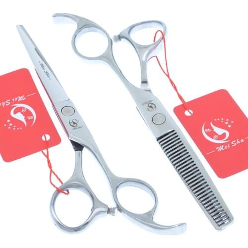 Meisha 6 inch Japanese Steel Hair Scissors Barbershop Hairdressing Cutting Thinning Shears Salon Styling Haircut Tools A0170A