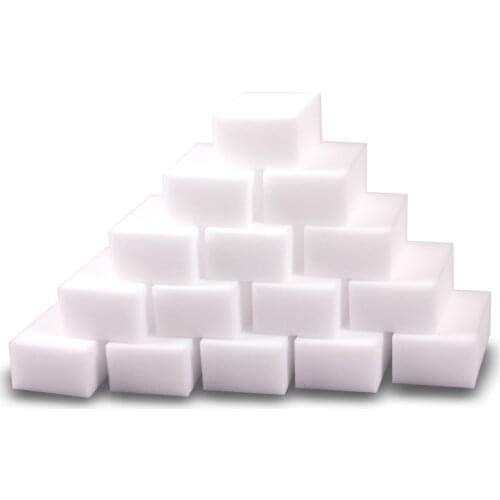 100 Pcs/lot Melamine Sponge Magic Sponge Eraser Melamine Cleaner for Kitchen Office Bathroom Nano Cleaning Sponges 10x6x2cm