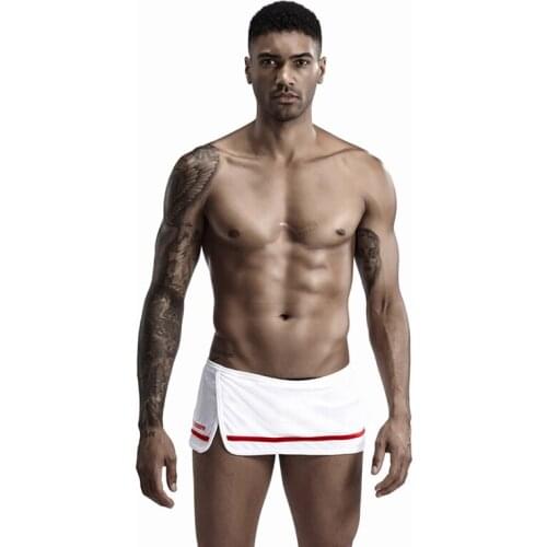 Mens Casual Boxer Briefs Low-rise Sexy Breathable Comfortable Underwear Personalized Casual Home Underpants M-XXL