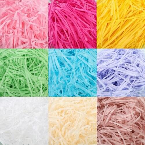 20g/lot Raffia Paper Cut Paper Shred Filler for Gift Wrapping & Basket Filling Material Wedding Marriage Home Decor Decoration
