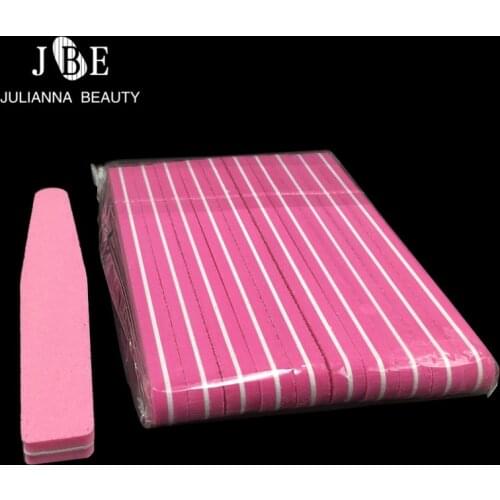 50 pcs/lot Professional Art Nail File Buffers 100/180 Durable Sand Buffing Block For Manicure Natural Nails
