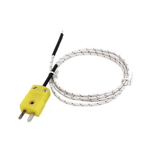 K Type 0-600C Wire Lead Measuring Thermocouple Sensor 3Ft Long Cable