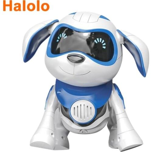 Robot Dog Toy Electronic Pet With Music Dance Walking Intelligent Mechanical Infrared Sensor Cute Animal Gift Toys for children