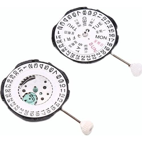 SL28 Quartz Movement Watch Wristwatch Parts Repair Accessories single/double Date Display Watch Repair Tools for Watchmaker