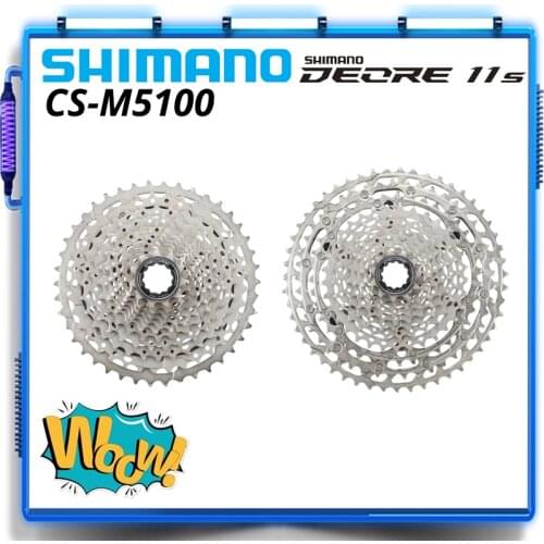 SHIMANO DEORE CS M5100 11 speed CS-M5100 11s 11-51T HYPERGLIDE MTB mountain bike bicycle Cassette Sprocket 11v 51T