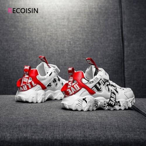 RECOISIN 2021 Spring Childrens Sneakers Fashion Casual Sports Shoes for Boys High Quality Running Kids Shoes Chaussure Enfant