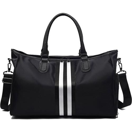 Waterproof Sports Fitness Bag Adjustable Gym Yoga Bag Big Travel Duffle Handbag for Women 2021 Weekend Traveling Storage bag