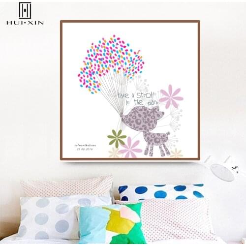 Adorable Puppy A Taste of Summer DIY Fingerprint Guestbook Souvenir Creative Records of Unforgettbale Memory for Happy Life