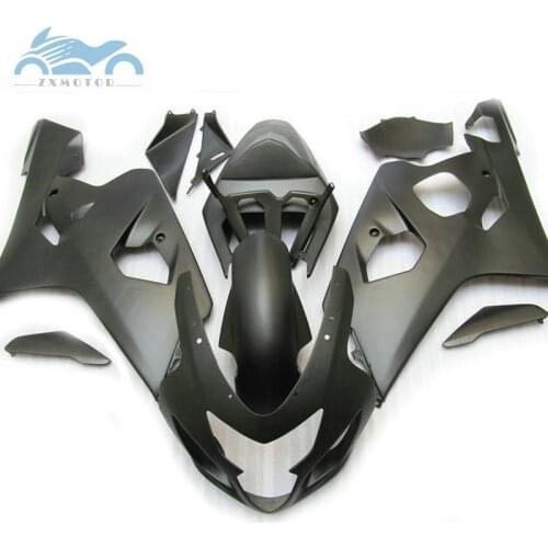 High quality Fairing set for SUZUKI GSX R600 750 2004 2005 motorcycle fairings kit 04 05 GSXR 750 GSXR600 K4 matte black parts