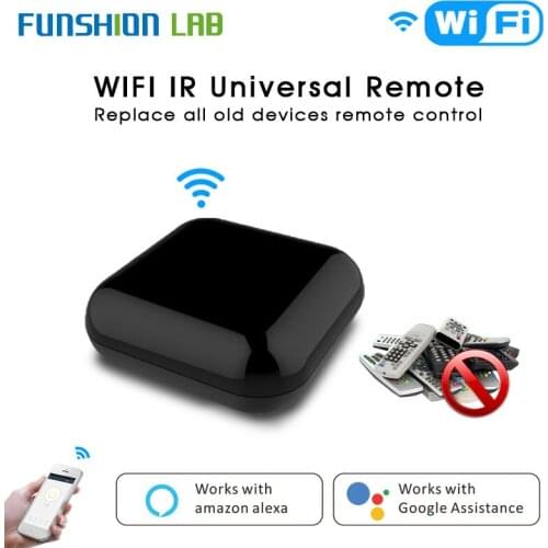 WiFi Smart IR Wireless Infrared Remote Control TV Air Condition SAT by Smart Life/Tuya APP,Works with Alexa Echo Google Home