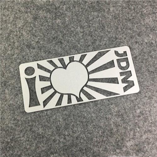 15cm*6.4cm Japan ILOVEJDM sticker creates delicious and hollow out Personalized car stickers Vinyl Decals