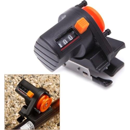 1pc 0-999M Portable Fishing Finder Line Length Depth Gauge Counter Tackle Tool Line Counter Fishing Line Counter DropShipping