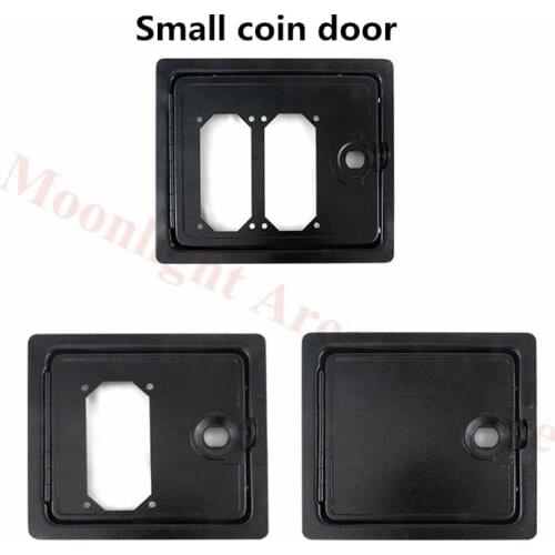 18 * 19.5cm Coin operated machine arcade entertainment iron coin door Iron Door black door for coin acceptor