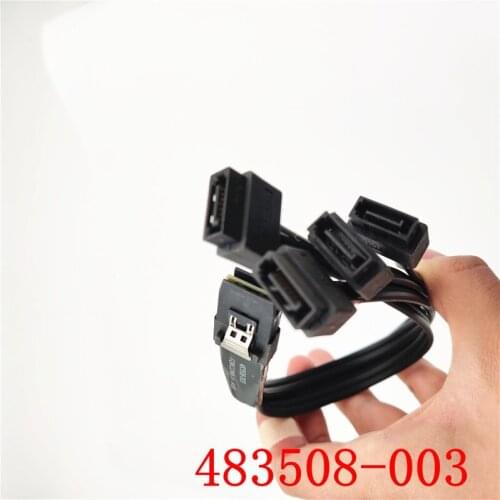 5pcs Z640 z840 Z620 Z820 483508-003 SFF-8087 SFF 8087 MiniSAS Mini SAS 1-4 to 4x SATA Female 6Gb/s RAID Cable 33cm