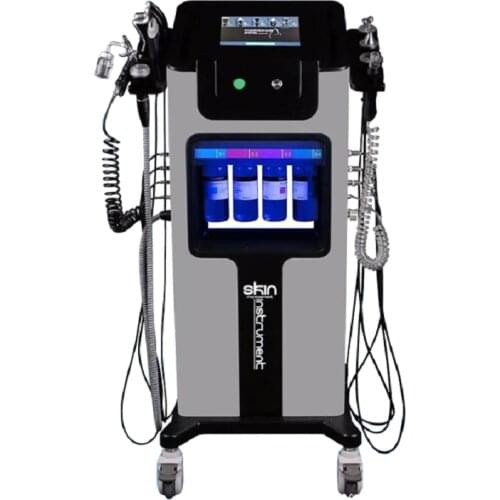 8 in 1 hydrafacial oxygen jet aqua peel machine microdermebrasion skin rejuvenation cryo facial and eye lifting beauty tools