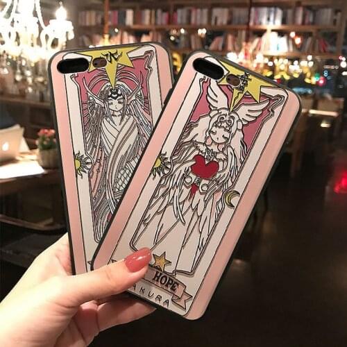 Card Captor Sakura Phone Case for iPhone 11 12 ProMax XS MAX XR Coque Soft TPU Back Cover for iPhone X 8 7 6S 6 Plus Capa Fundas