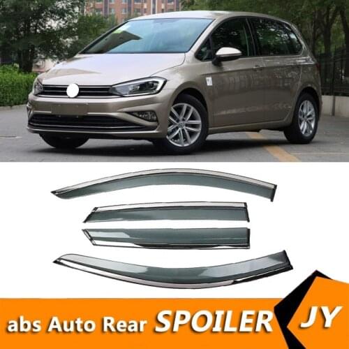 For Volkswagen GOLF 2016-2020 Window Visor Vent Shades Sun Rain Deflector Guard For Volkswagen GOLF Auto Accessories 4PCS/SET